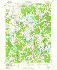 Plainfield Ohio Historical topographic map, 1:24000 scale, 7.5 X 7.5 Minute, Year 1962