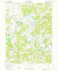 Plainfield Ohio Historical topographic map, 1:24000 scale, 7.5 X 7.5 Minute, Year 1962