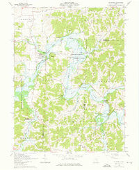 Plainfield Ohio Historical topographic map, 1:24000 scale, 7.5 X 7.5 Minute, Year 1962