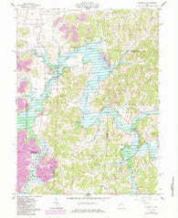 Plainfield Ohio Historical topographic map, 1:24000 scale, 7.5 X 7.5 Minute, Year 1962