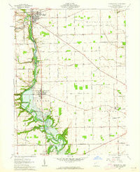 Pleasant Hill Ohio Historical topographic map, 1:24000 scale, 7.5 X 7.5 Minute, Year 1961