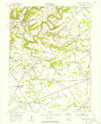 Pleasant Plain Ohio Historical topographic map, 1:24000 scale, 7.5 X 7.5 Minute, Year 1955
