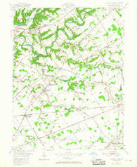Pleasant Plain Ohio Historical topographic map, 1:24000 scale, 7.5 X 7.5 Minute, Year 1955