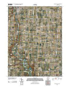 Pleasant Hill Ohio Historical topographic map, 1:24000 scale, 7.5 X 7.5 Minute, Year 2010