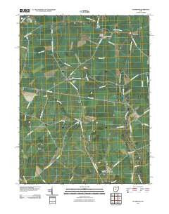 Plumwood Ohio Historical topographic map, 1:24000 scale, 7.5 X 7.5 Minute, Year 2010