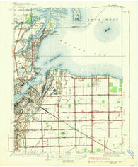 Point Place Ohio Historical topographic map, 1:31680 scale, 7.5 X 7.5 Minute, Year 1938