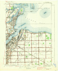 Point Place Ohio Historical topographic map, 1:31680 scale, 7.5 X 7.5 Minute, Year 1938