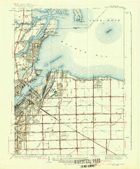 Point Place Ohio Historical topographic map, 1:31680 scale, 7.5 X 7.5 Minute, Year 1938