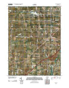Polk Ohio Historical topographic map, 1:24000 scale, 7.5 X 7.5 Minute, Year 2010