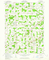 Polk Ohio Historical topographic map, 1:24000 scale, 7.5 X 7.5 Minute, Year 1961
