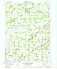 Polk Ohio Historical topographic map, 1:24000 scale, 7.5 X 7.5 Minute, Year 1961