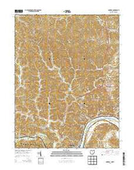 Pomeroy Ohio Historical topographic map, 1:24000 scale, 7.5 X 7.5 Minute, Year 2013