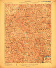 Pomeroy Ohio Historical topographic map, 1:62500 scale, 15 X 15 Minute, Year 1907