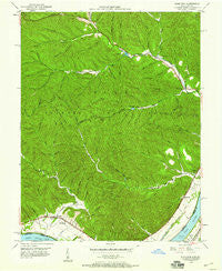 Pond Run Ohio Historical topographic map, 1:24000 scale, 7.5 X 7.5 Minute, Year 1949
