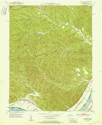 Pond Run Ohio Historical topographic map, 1:24000 scale, 7.5 X 7.5 Minute, Year 1951