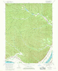 Pond Run Ohio Historical topographic map, 1:24000 scale, 7.5 X 7.5 Minute, Year 1967