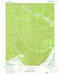 Pond Run Ohio Historical topographic map, 1:24000 scale, 7.5 X 7.5 Minute, Year 1967