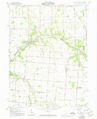 Port Jefferson Ohio Historical topographic map, 1:24000 scale, 7.5 X 7.5 Minute, Year 1961