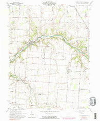 Port Jefferson Ohio Historical topographic map, 1:24000 scale, 7.5 X 7.5 Minute, Year 1961