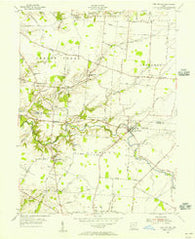 Port William Ohio Historical topographic map, 1:24000 scale, 7.5 X 7.5 Minute, Year 1955
