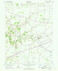 Port William Ohio Historical topographic map, 1:24000 scale, 7.5 X 7.5 Minute, Year 1955