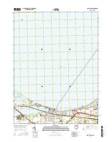 Port Clinton Ohio Current topographic map, 1:24000 scale, 7.5 X 7.5 Minute, Year 2016