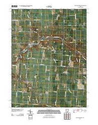 Port Jefferson Ohio Historical topographic map, 1:24000 scale, 7.5 X 7.5 Minute, Year 2010