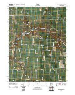 Port Jefferson Ohio Historical topographic map, 1:24000 scale, 7.5 X 7.5 Minute, Year 2010