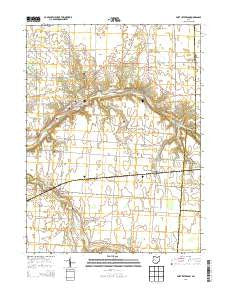 Port Jefferson Ohio Historical topographic map, 1:24000 scale, 7.5 X 7.5 Minute, Year 2013