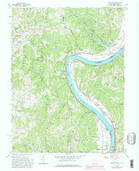 Portland Ohio Historical topographic map, 1:24000 scale, 7.5 X 7.5 Minute, Year 1960