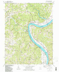 Portland Ohio Historical topographic map, 1:24000 scale, 7.5 X 7.5 Minute, Year 1994