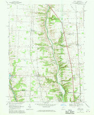 Powell Ohio Historical topographic map, 1:24000 scale, 7.5 X 7.5 Minute, Year 1967