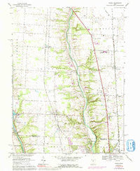 Powell Ohio Historical topographic map, 1:24000 scale, 7.5 X 7.5 Minute, Year 1967