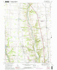 Powell Ohio Historical topographic map, 1:24000 scale, 7.5 X 7.5 Minute, Year 1967