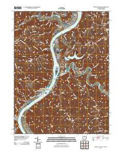 Powhatan Point Ohio Historical topographic map, 1:24000 scale, 7.5 X 7.5 Minute, Year 2011