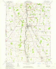 Prospect Ohio Historical topographic map, 1:24000 scale, 7.5 X 7.5 Minute, Year 1961