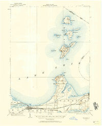 Put-In-Bay Ohio Historical topographic map, 1:62500 scale, 15 X 15 Minute, Year 1901