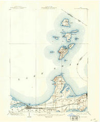 Put In Bay Ohio Historical topographic map, 1:62500 scale, 15 X 15 Minute, Year 1903