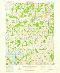 Quaker City Ohio Historical topographic map, 1:24000 scale, 7.5 X 7.5 Minute, Year 1961