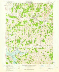 Quaker City Ohio Historical topographic map, 1:24000 scale, 7.5 X 7.5 Minute, Year 1961