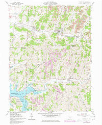 Quaker City Ohio Historical topographic map, 1:24000 scale, 7.5 X 7.5 Minute, Year 1961