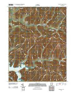 Quaker City Ohio Historical topographic map, 1:24000 scale, 7.5 X 7.5 Minute, Year 2010
