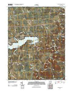 Rainsboro Ohio Historical topographic map, 1:24000 scale, 7.5 X 7.5 Minute, Year 2010