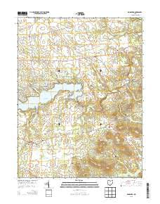 Rainsboro Ohio Historical topographic map, 1:24000 scale, 7.5 X 7.5 Minute, Year 2013
