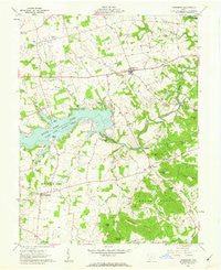 Rainsboro Ohio Historical topographic map, 1:24000 scale, 7.5 X 7.5 Minute, Year 1961