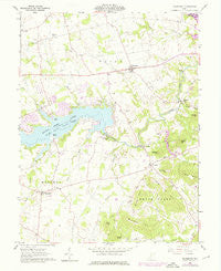 Rainsboro Ohio Historical topographic map, 1:24000 scale, 7.5 X 7.5 Minute, Year 1961