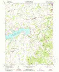 Rainsboro Ohio Historical topographic map, 1:24000 scale, 7.5 X 7.5 Minute, Year 1961