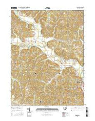 Randle Ohio Current topographic map, 1:24000 scale, 7.5 X 7.5 Minute, Year 2016