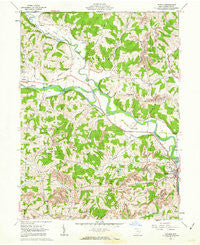 Randle Ohio Historical topographic map, 1:24000 scale, 7.5 X 7.5 Minute, Year 1962