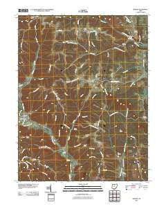 Rarden Ohio Historical topographic map, 1:24000 scale, 7.5 X 7.5 Minute, Year 2010